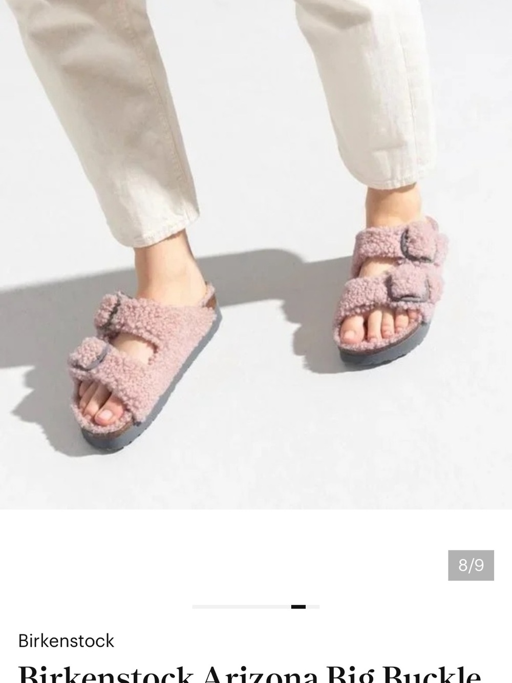 Birkenstock Papillio Pink Sandals with lambskin lining